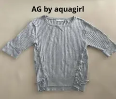 AG by aquagirl リブニット 半袖 グレーのサムネイル
