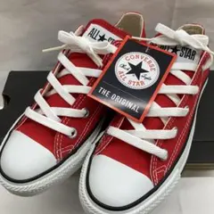 신품 미사용 컨버스 ALL STAR OX 레드 23cm 부동의 인기 색!