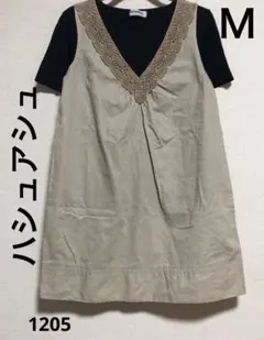 ワールド　ハシュアシュ　ベージュ　麻混　Ｍ　チュニックのサムネイル