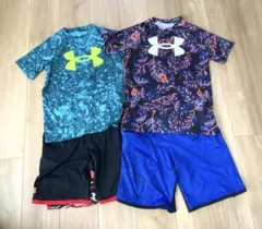 アンダーアーマー　tシャツ ハーフパンツ　150 160