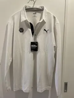 【新品未使用】PUMA /ポロシャツ /ゴルフウェア/　Lサイズ　/ ホワイト