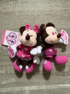 ミッキー ミニー ぬいぐるみ バッジ セット 2010年