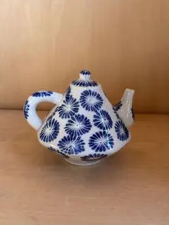 銀座MATUYA青い花模様の小型急須