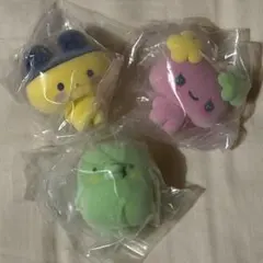 【3点セット】たまごっち カプセルフロッキーズ まめっち ふらわっち くちぱっち