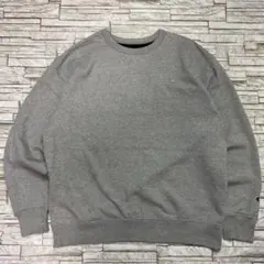 お*し様 Champion スウェット グレー ワンポイント刺繍ロゴ XL