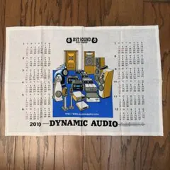 2010年 DYNAMIC AUDIO カレンダー タペストリー