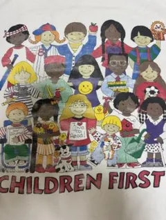 90s JERZEES CHILDREN FIRST Tシャツ ホワイト XL