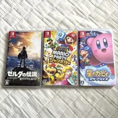 Nintendo Switch ソフト 4本セット マリオ 星のカービィ - メルカリ