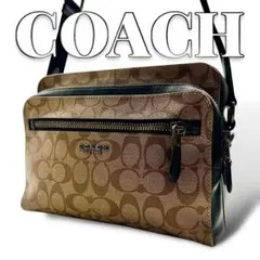 COACH シグネチャー 袋付き ショルダーバッグ 8594