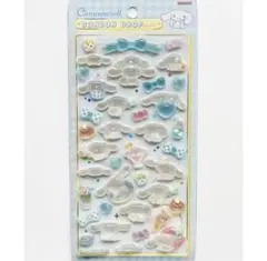 ボンボンドロップシール風 シナモロール ぷっくり 立体 サンリオ