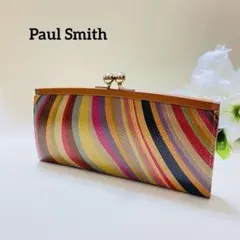 Paul Smith ポールスミス ラウンドジップ マルチカラー 長財布 - メルカリ