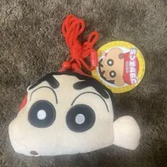 新品クレヨンしんちゃん がま口がまぐちポーチ ぬいぐるみ 財布 小銭入れ