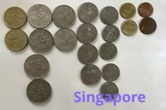シンガポール　硬貨　ドル　セント