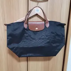 ロンシャン ブラック トートバッグ