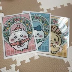 ちいかわ セブンイレブン クリアファイル　3枚セット うさぎ　ハチワレ