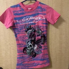 Ed Hardy 半袖 Tシャツ ピンク Sのサムネイル