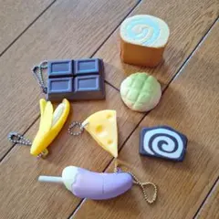 食べ物モチーフスクイーズ7個セット