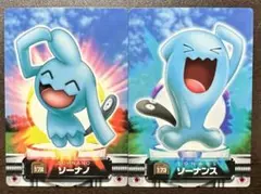 ポケモンずかんカード　ソーナノ　ソーナンス