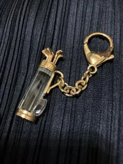 土日限定お値下げスワロフスキー　クリスタルメモリーズ　ゴルフキーホルダー