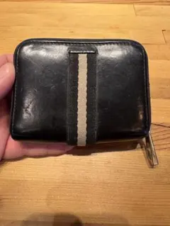 BALLY 黒 レザー コインケース