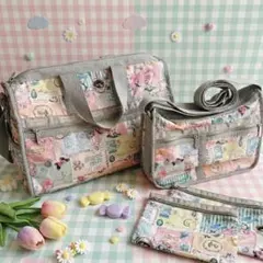 LeSportsac レスポートサック ショルダーバッグ 花柄　蝶