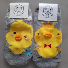 靴下　レディース　韓国　キャラクターデザイン　2点