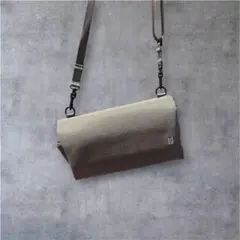 グレー マルチショルダーバッグサコッシュMILESTOミレスト　レディース　財布