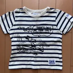 スタンプスタンプ　Lee キッズTシャツ　100cm スヌーピー　ボーダーのサムネイル