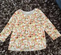 【美品】ル.クールブラン花柄 長袖トップス サイズ38のサムネイル