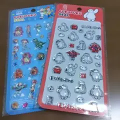 おまとめ歓迎☆ディズニー☆ぷくぷくシール　2枚セット
