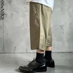 美品 90s00s OLD NIKE ワイドナイロンショートカーゴパンツ Y2Kのサムネイル