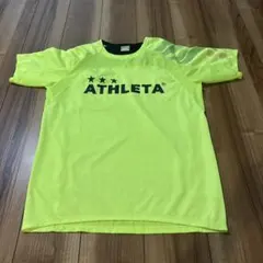 ATHLETA アスレタ プラクティスシャツ 蛍光イエロー Oサイズ