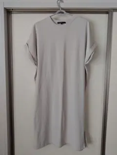 半袖カットソーロングワンピース