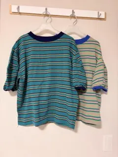 niko and... ボーダーTシャツ 2着セット L