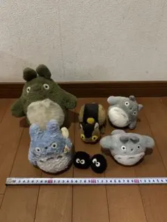 ジブリ ぬいぐるみ まとめ売り トトロ ネコバス まっくろくろすけ セット