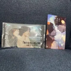 道枝駿佑 君が最後に遺した歌 入場者特典 クリアカード 使用済みムビチケ