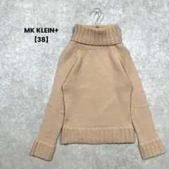 MK KLEIN+ タートルネックニット　オレンジベージュ【38】ウール混