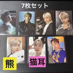 the boyz サンヨン トレカ 7枚 セット　特典　猫耳　熊