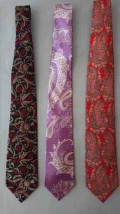 【中古美品】メンズネクタイ☆3本☆②