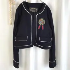 LOVE TOXIC ノーカラージャケット ワッペン 卒業式 L df1130