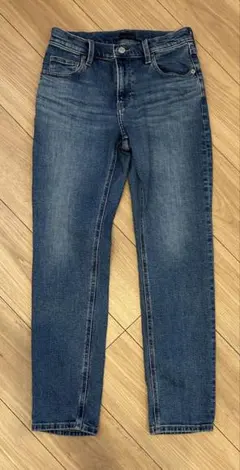 【ユニクロ】ストレッチスリムストレートジーンズ23（58.5cm）Blue