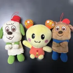 いないいないばあっ！ ワンワン うーたん ジャンジャン ぬいぐるみ　3体セット
