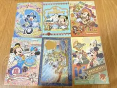 東京ディズニーシー　アニバーサリーポストカード 6枚セット　10周年　15周年
