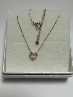 Pure Days ハート型ネックレス ピンクゴールド