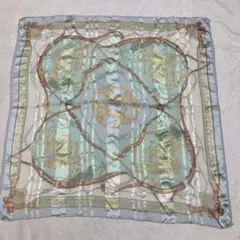 むっちゃん様専用 希少　レトロ　シルク100% シフォン大判スカーフ