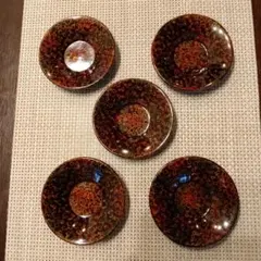 津軽塗　盆　茶筒　茶托　ヘラ コースター 津軽塗 盆 茶筒 茶托 ヘラ コースター