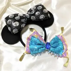 海外ディズニーカチューシャ ミニー ジャスミン カスタマイズ 日本未発売