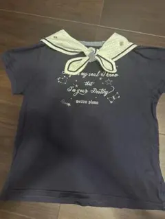Mezzo Piano セーラー襟 半袖Tシャツのサムネイル