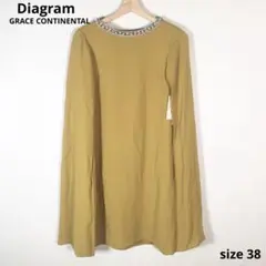 ☆未使用品☆ダイアグラム フォーマルトレス ワンピース 38