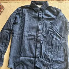 無印良品 デニムシャツ 長袖のサムネイル